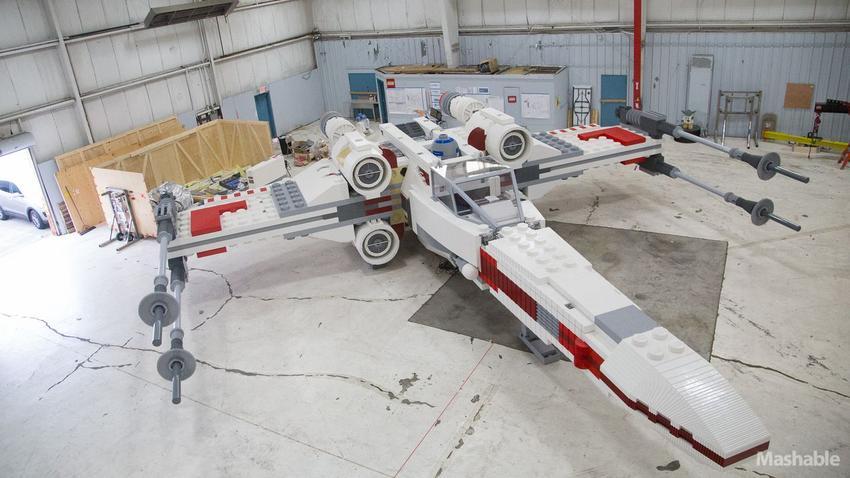 5 Million LEGO Brick Star Wars X-Wing Starfighter | Make: