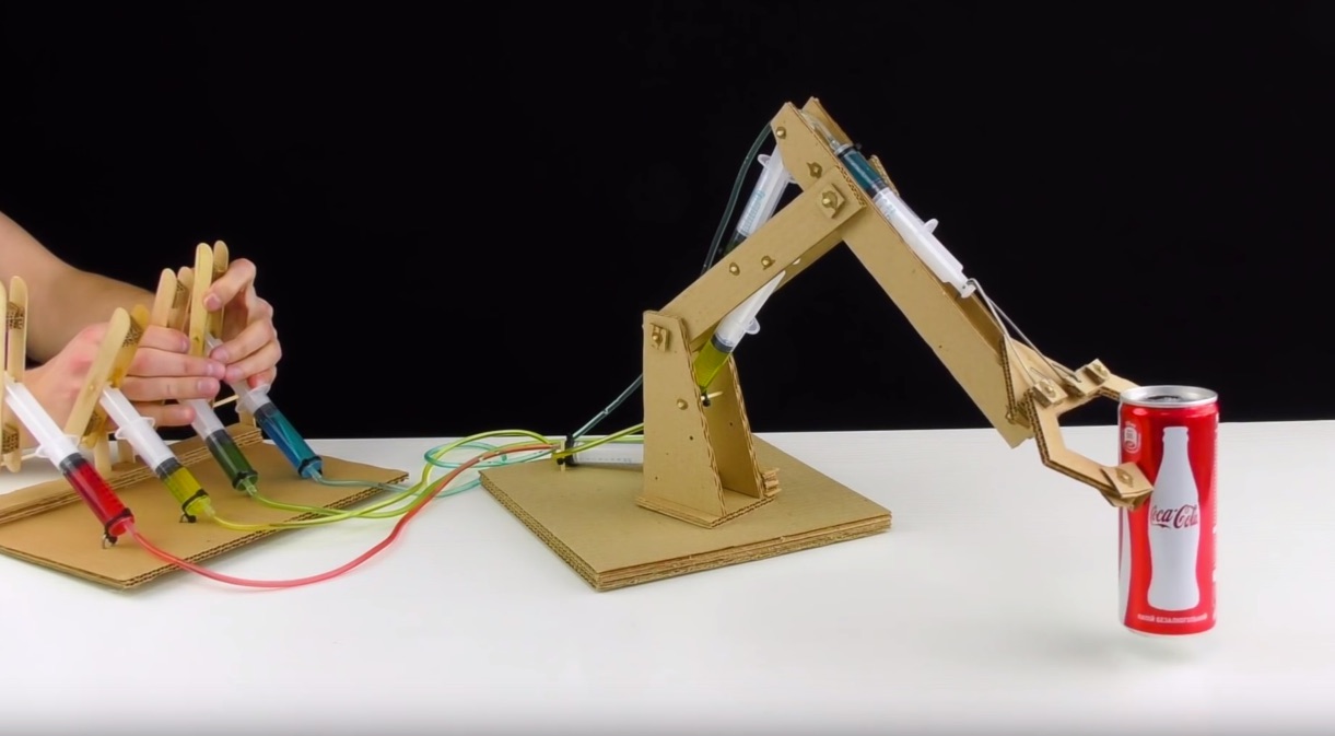 Making an Impressive Working Robotic Arm from Cardboard ...