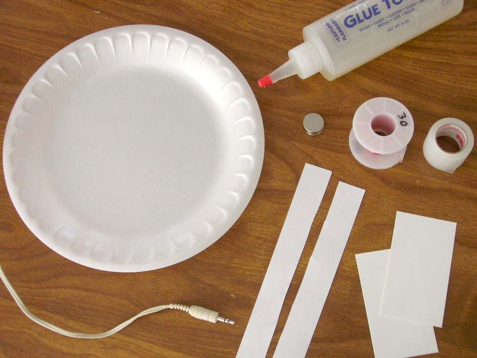 Styrofoam Plate Speaker - Make