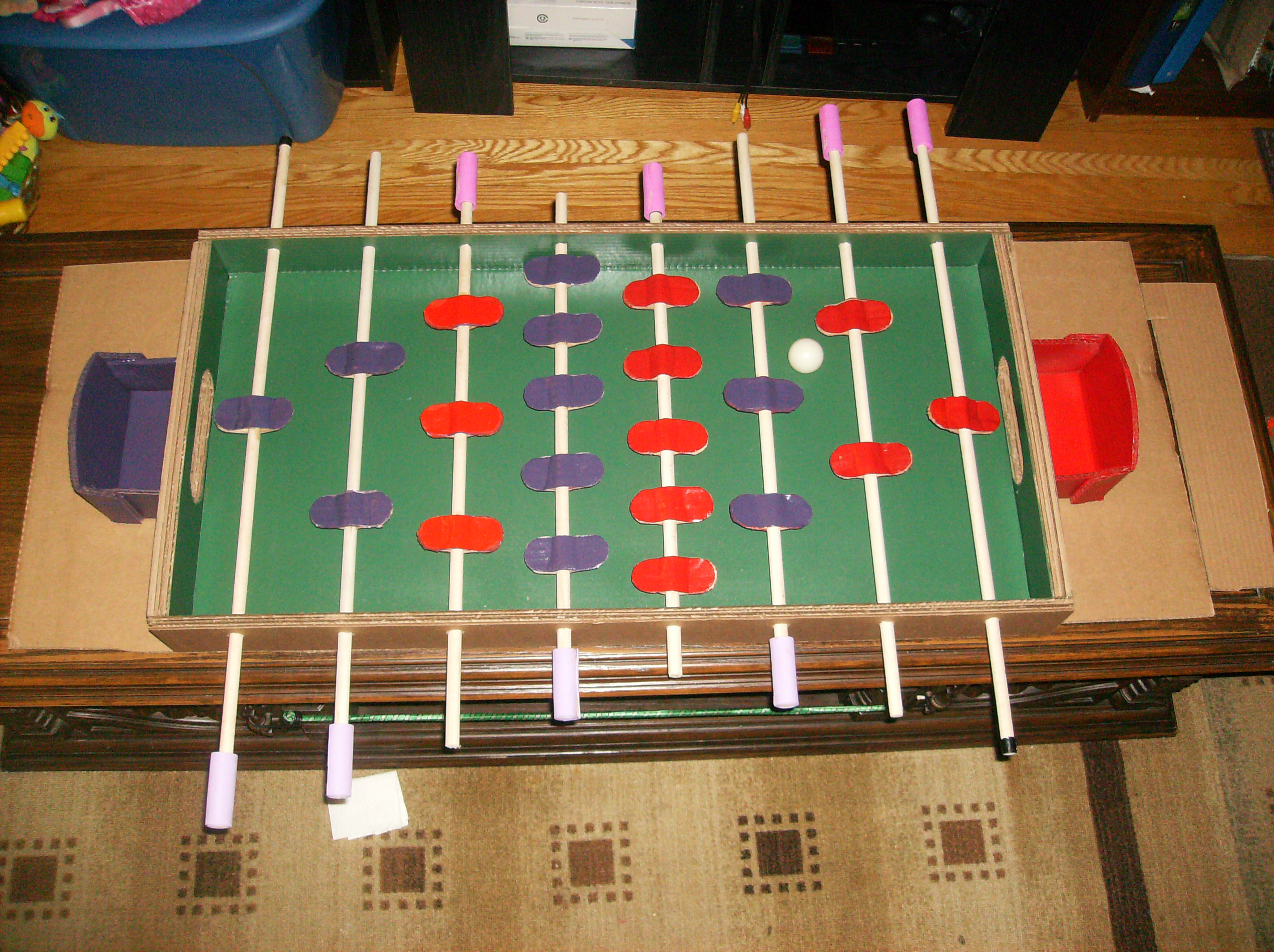 How to make a mini pool table from cardboard! 