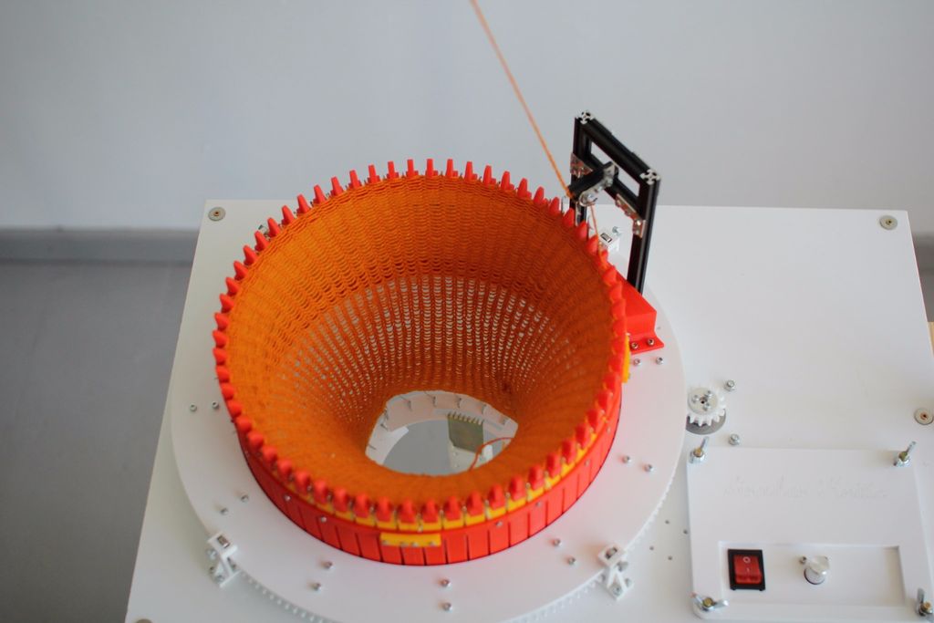 New DIY circular knitting machine on thingiverse