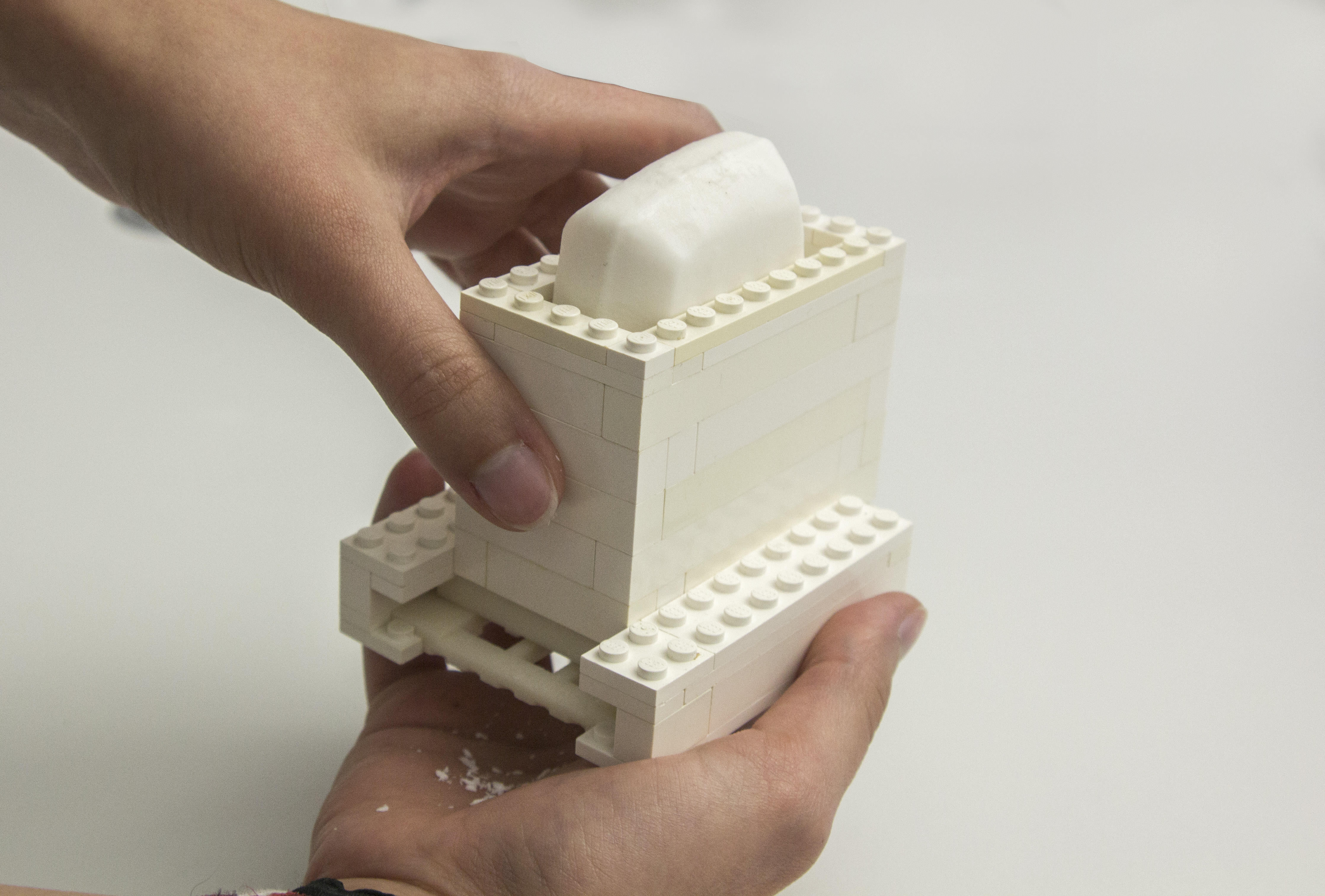 Lego-inspired bone and soft tissue repair with tiny, 3D-printed bricks