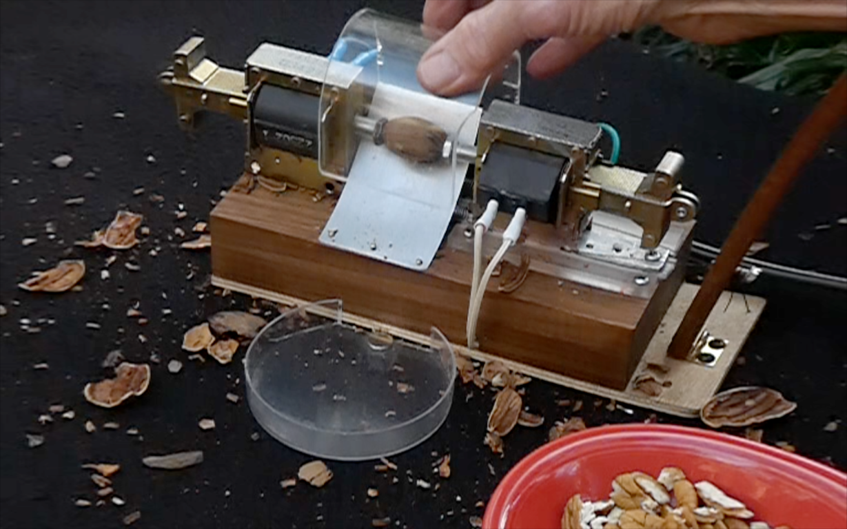 Pecan Blaster: A High-Power Inertia Nutcracker - Make