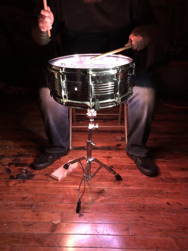 Impact Reactive Snare Drum Lights - Gawin:Impact Reactive Snare Drum Lights - Gawin:  