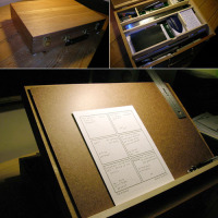 Portable drawing desk