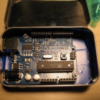 Arduino in an Altoids tin