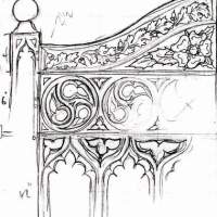 Hand-carved Gothic chairs