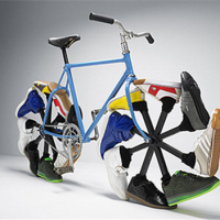 Bicycle wears shoes to get you to work