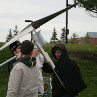 Wind-Powered WiFi repeater