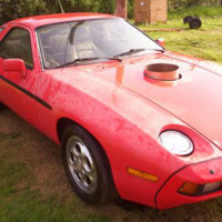 Jet powered Porsche 928