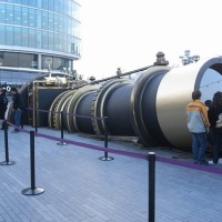 Giant ‘telescope’ links London and New York