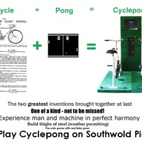 Cyclepong 2.0 – Play pong with bicycles