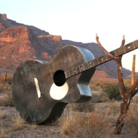 Giant guitar