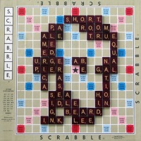 Abraham Lincoln Scrabble portrait