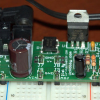 Breadboard power supply hits both rails