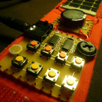 Wearable solar-square-synth