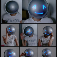 Emoticon mask will make you smile