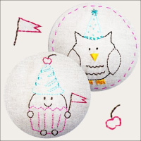 “Get Your Party On” Embroidery Pattern