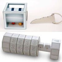 Papercraft lock pack