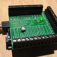 Arduino breakout shield from RepRap