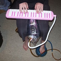 Blow keyboard bagpipe mod