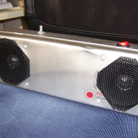 Cigarette tin “boom” box