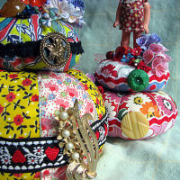 Elizabeth Holcombe’s Pincushions