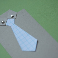 HOW TO: Make Shirt & Tie Bookmarks