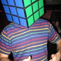 Rubik’s Cube costume hat