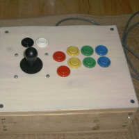 Wooden Neo Geo controller will definitely give you splinters