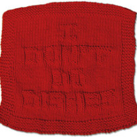 HOW TO – Knit “Embossed” Wash Cloths