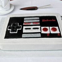 NES controller cake