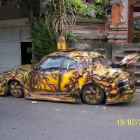 Car mod looks like it was melted by the sun