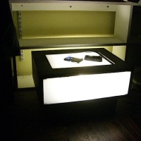 Glowing night stand charging station