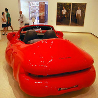 Inflatable car solves the energy crisis