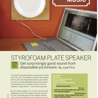 Weekend Project: Styrofoam Plate Speaker (PDF)