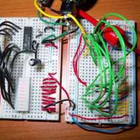 Breadboard VU meter