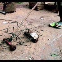 Wireframe trucks and push toys from Africa