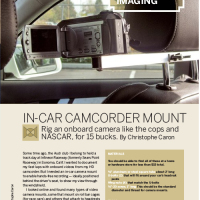 Weekend Project: In-Car Camcorder Mount (PDF)