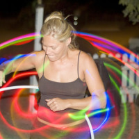 LED hula in action