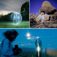 Striking images drawn with light