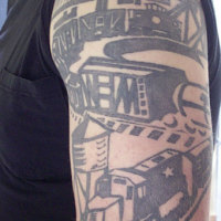 Railroad tattoos