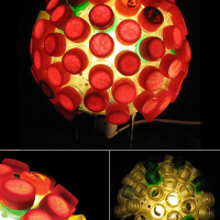 Bottlecap lamp will impress your friends and save the planet