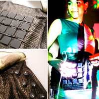 Leather & snakeskin MIDI controller wearable