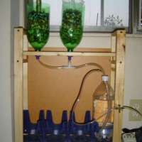 Hydroponics system from junk