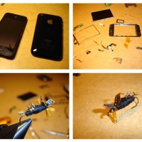 iPhone accidentally dropped in river, turned into fishing lures.