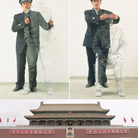 Camouflage paintings by Liu Bolin