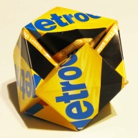 Metrocard origami