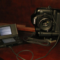 Nintendo DS Controlling A DSLR Camera