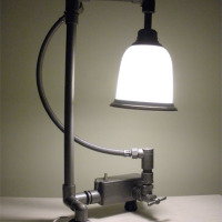 Pipe lamp exudes hardware class